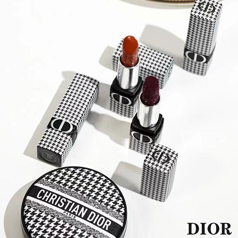 【格安・新品】総額15,000円以上★Dior★まとめ売り！おまけ付き Dior迪奥千鸟格限定新品限量丝绒720缎光999口红小样772试用1.5克