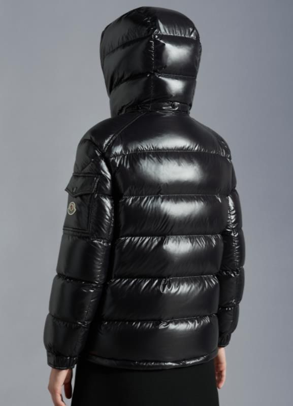 Moncler/蒙克莱22年秋冬新款MAIRE女士黑色漆面双拉链羽绒服多款可选