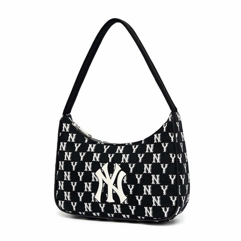 MLB 男女情侣复古老花腋下包运动休闲挎包时尚潮-单肩背包-美国棒联-MLB-洋码头
