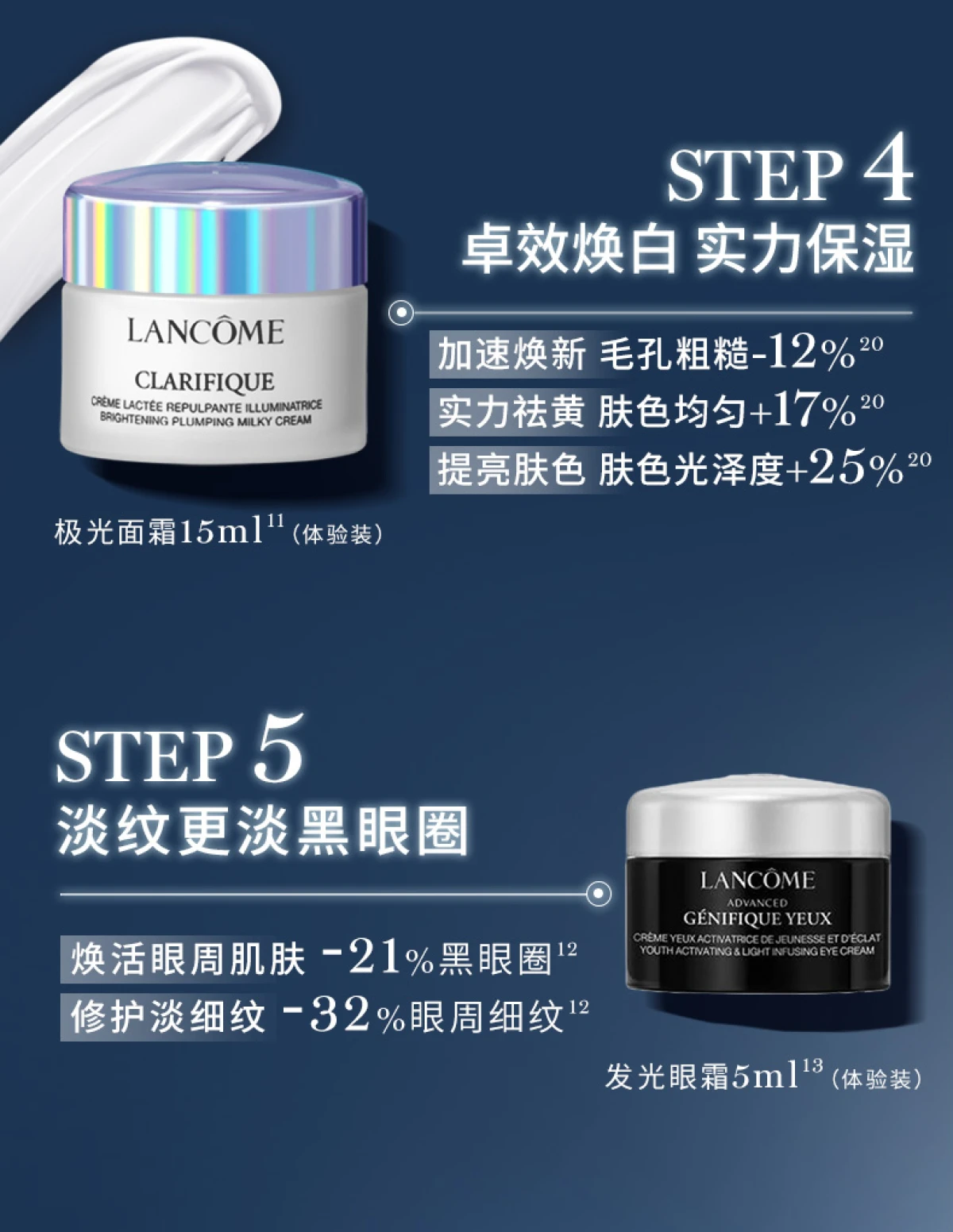图片[5]-Lancome兰蔻 全明星护肤品套装 小黑瓶极光水乳随行装礼盒-穿范儿