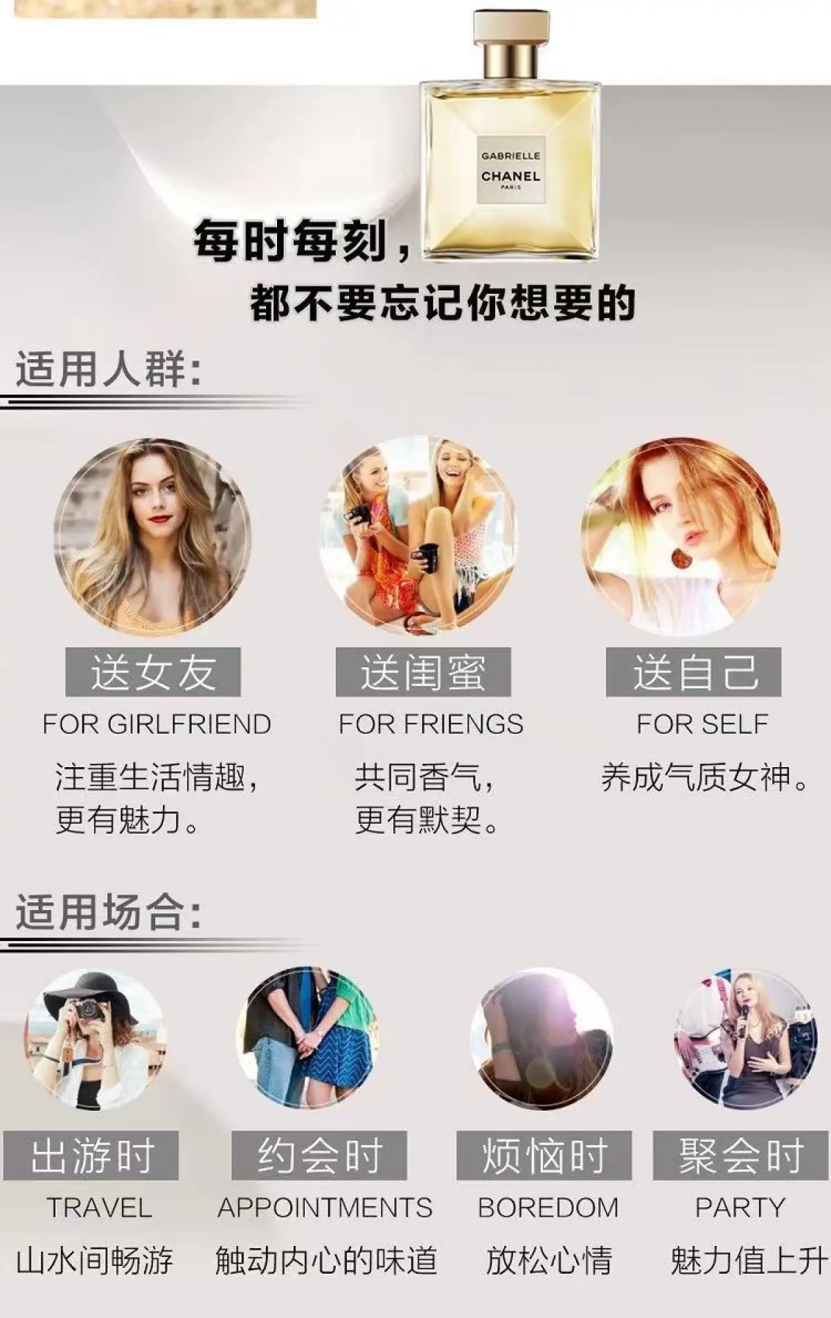 图片[5]-Chanel/香奈儿 嘉柏丽尔浓香水花香调 35毫升/50毫升/100毫升-穿范儿