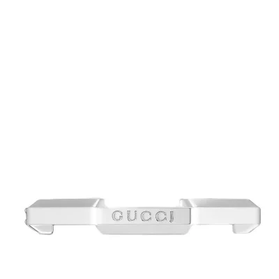 图片[2]-【包税】GUCCI/古驰 2021春夏新款 Link to Love系列 18k金白金19颗钻石戒指-穿范儿