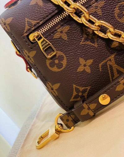 lv路易威登 east westmini老花链条邮差包单肩斜挎手提包正品送检