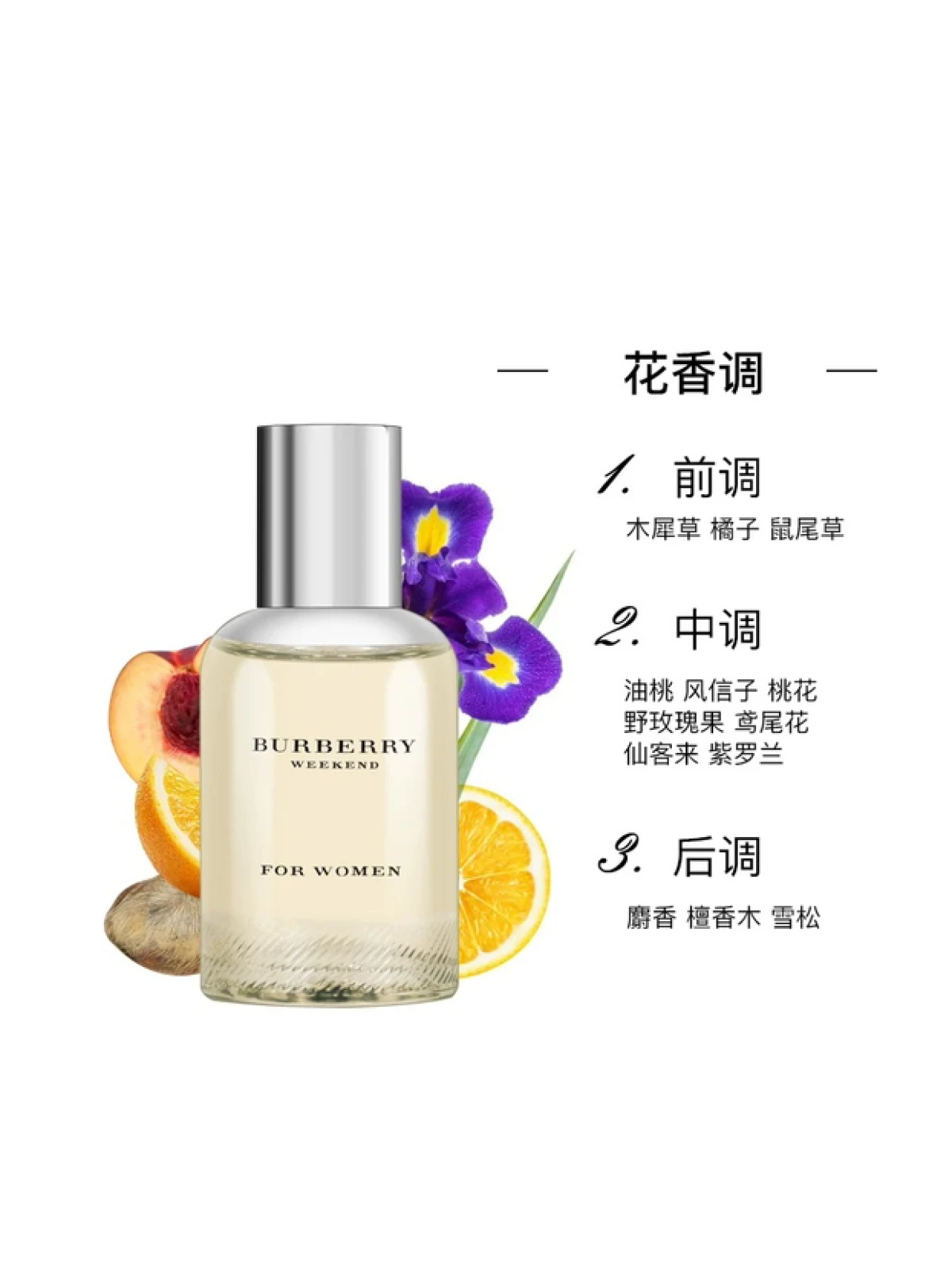 Burberry博柏利巴宝莉周末男士女士淡香水100ml清新持久巴宝莉weekend
