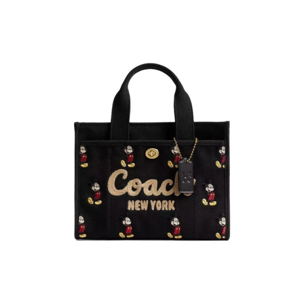 图片[4]-COACH 蔻驰 x Disney 联名款 26 米老鼠中号帆布包托特包单肩斜挎手提包-穿范儿
