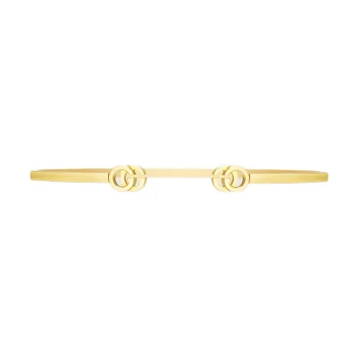 图片[2]-【包税】GUCCI/古驰 22春夏新款GGRunning系列 18K金黄金手镯481663J85008000-穿范儿