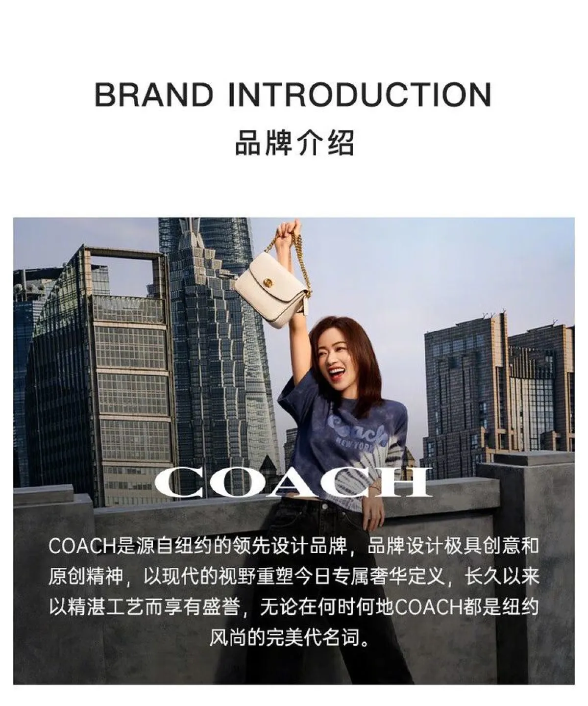 图片[1]-COACH 蔻驰 Teri Signature 经典老花大号流浪包腋下包单肩斜挎包 CV940 IMXAQ 黑色-穿范儿