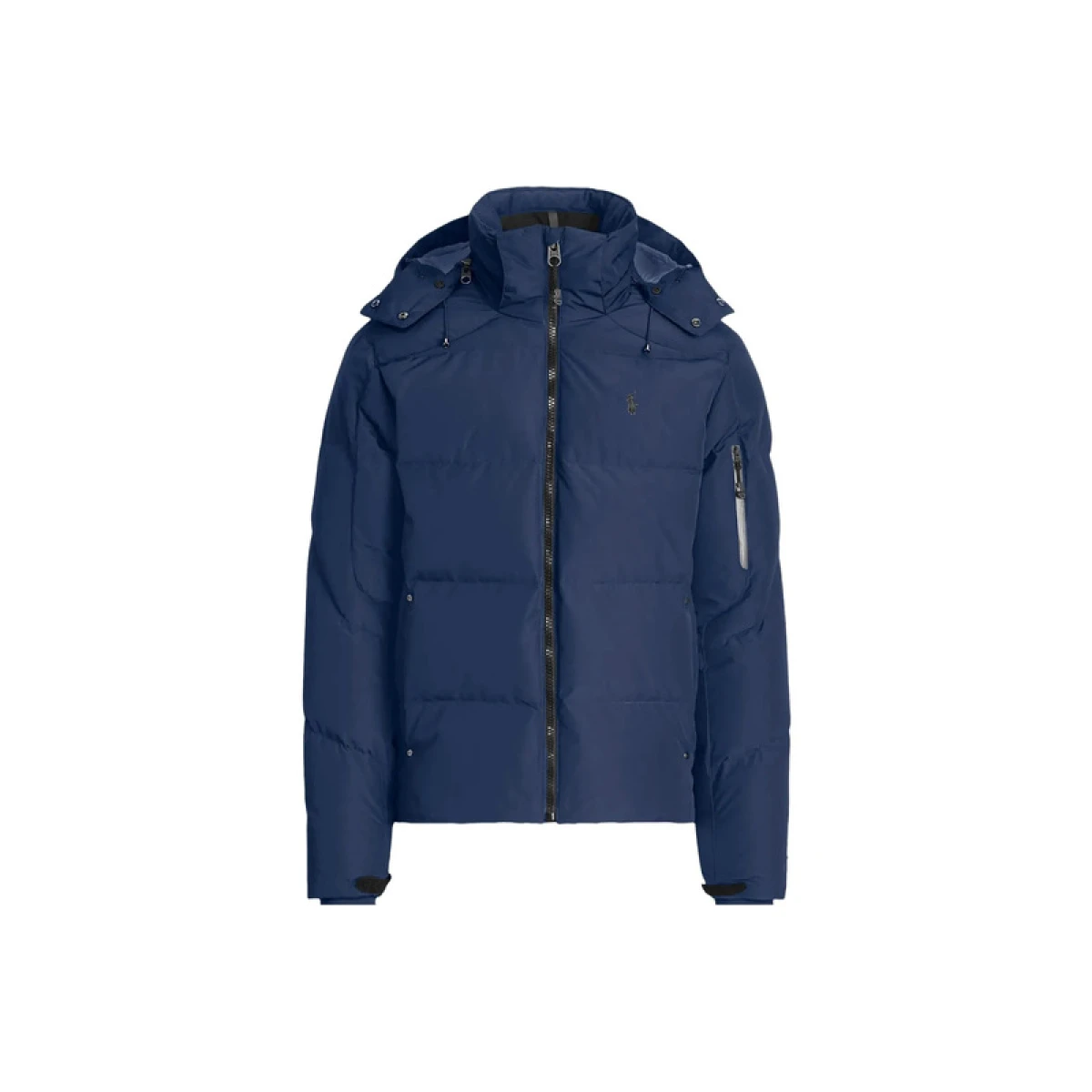 图片[3]-【双色可选】Polo Ralph Lauren 拉夫劳伦 纯色Logo刺绣立领羽绒服连帽夹克外套 男款-穿范儿